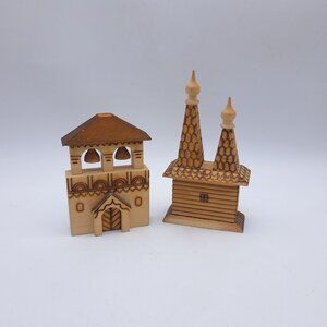 Russian Church Wood Buildings Skit of Zosima